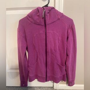 Lululemon Athletica Purple Sweatshirt Fitted Zip-Up